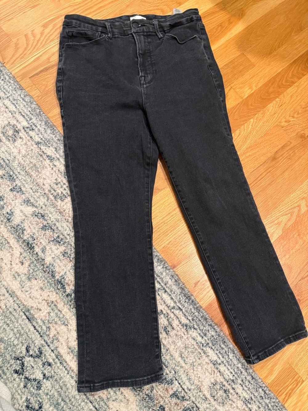 Good American- Good Legs Straight Jeans- SIZE 15